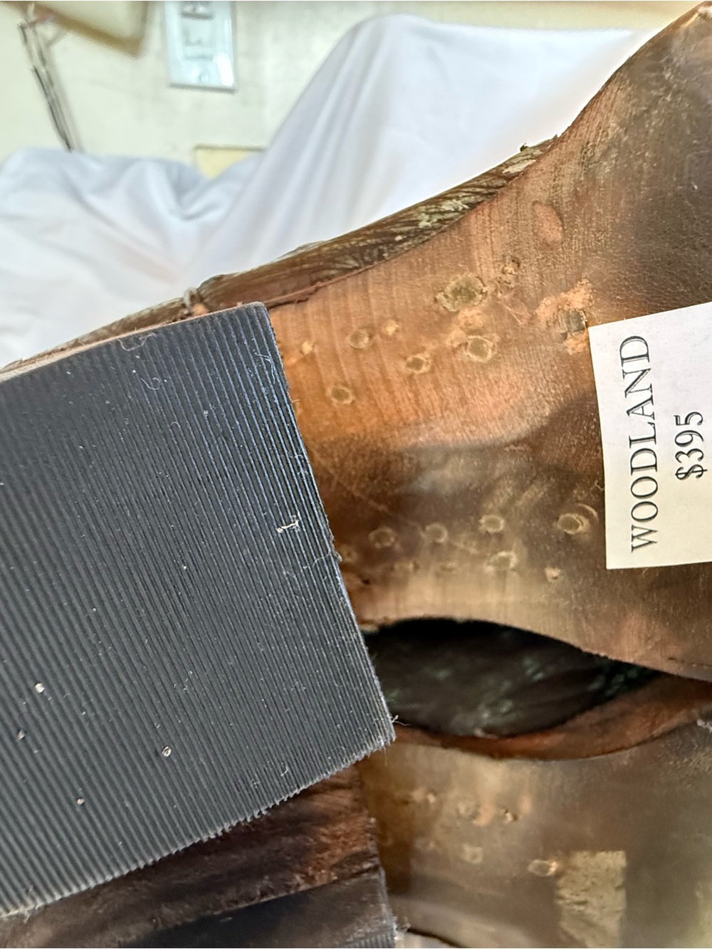 Freebird woodland green ostrich Distressed Leather Cowboy Boots - Picture 8 of 13